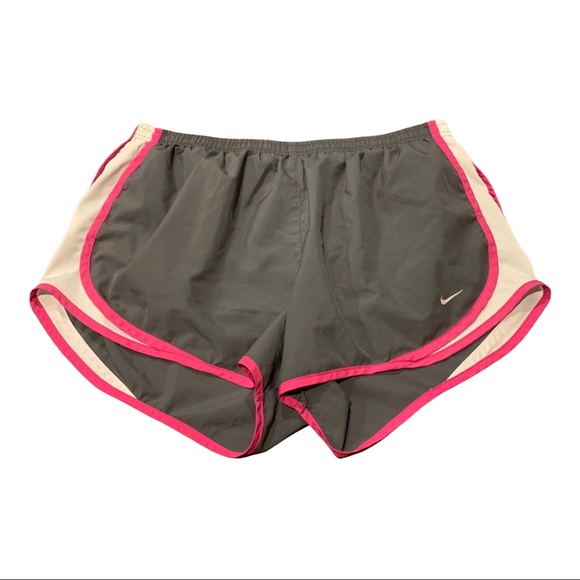 Nike Pants - Nike Women’s Fitdry Shorts Gray Pink White XL